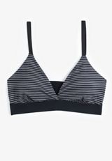Simply Comfy Cotton Triangle Bralette, C1943, small