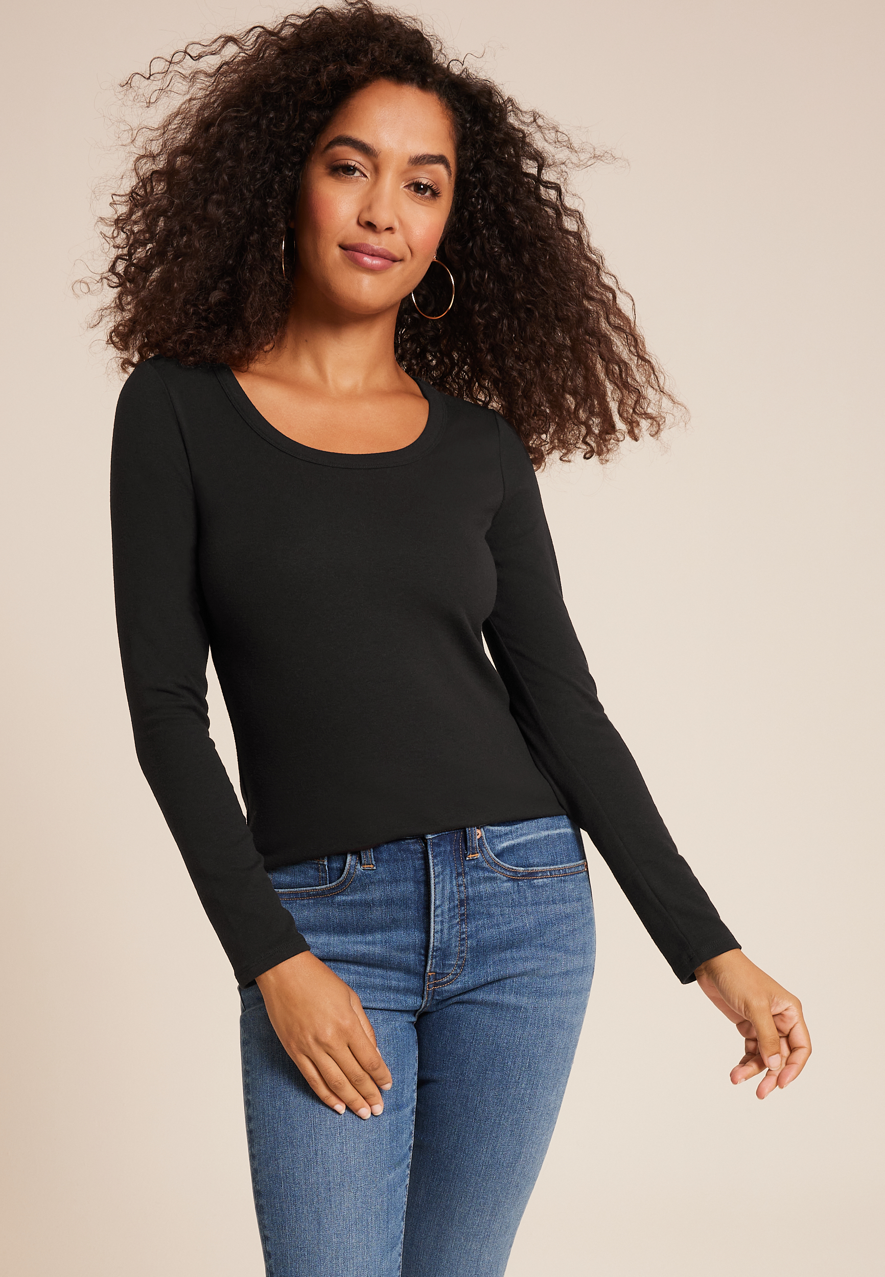 24/7 Scoop Neck Long Sleeve Tee