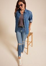 24/7 Scoop Neck Long Sleeve Tee, C4045, small