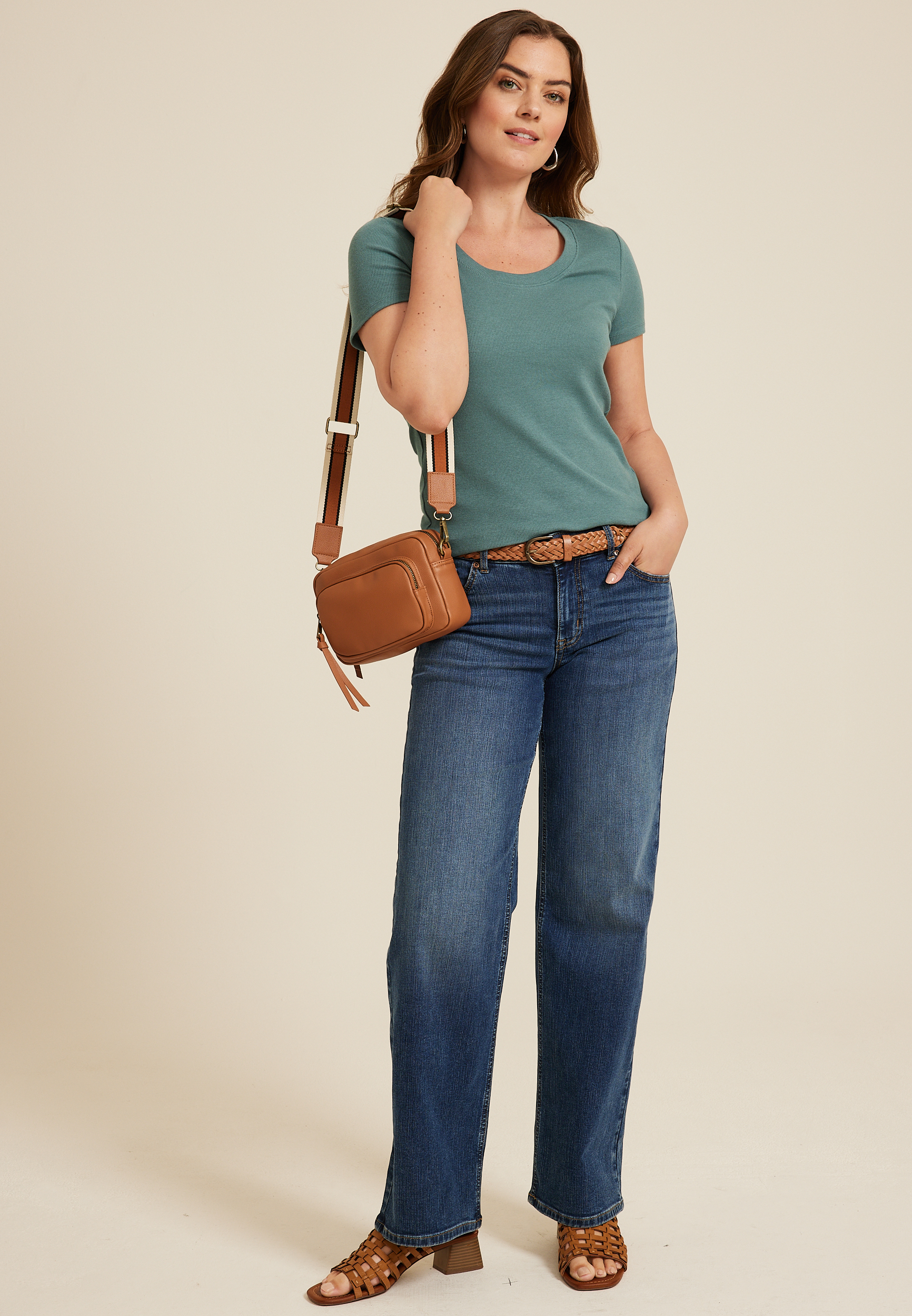 24/7 U Line Short Sleeve Tee, C9402, large