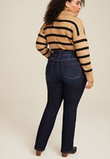 Plus Size Everflex&trade; No Gap High Rise Slim Boot Jean, C258, small