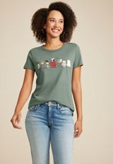 Peanuts Halloween Classic Fit Graphic Tee, C7925, small