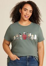 Plus Size Peanuts Halloween Classic Fit Graphic Tee, C7925, small