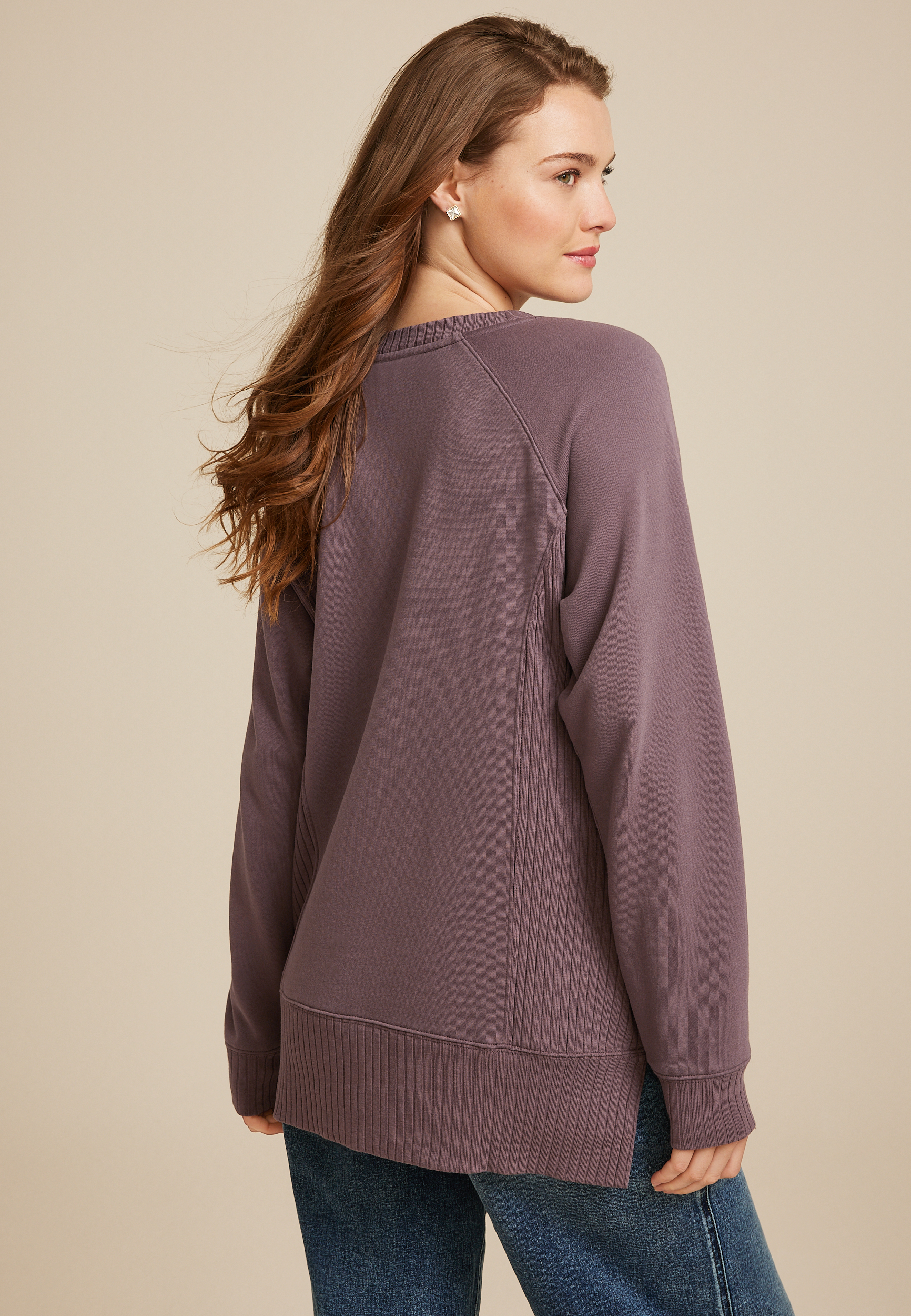 Willowsoft Sweatshirt, SARSAPARILLA, large