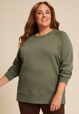 Plus Size Willowsoft Sweatshirt, C4153, small