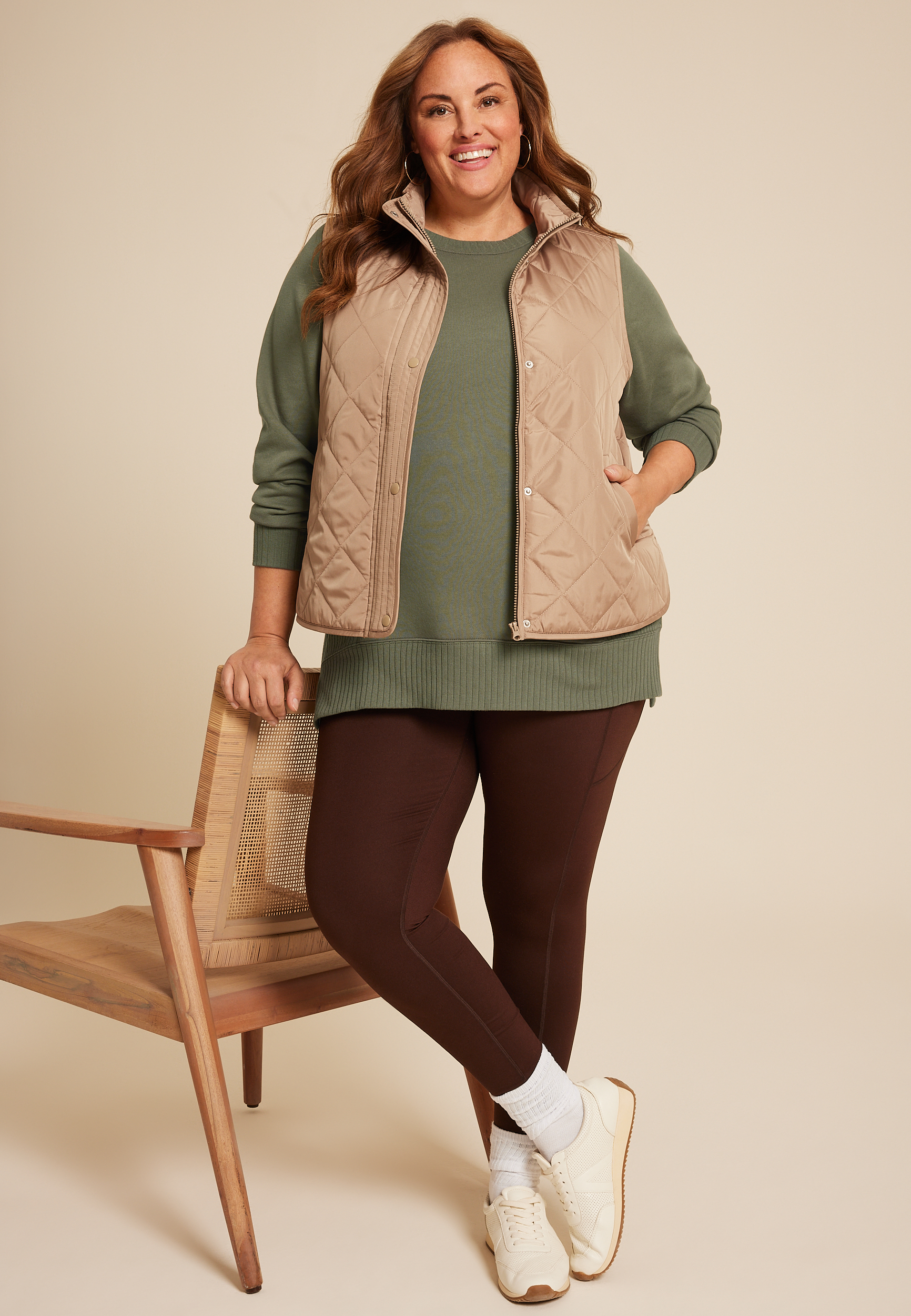 Plus Size Willowsoft Sweatshirt, C4153, large
