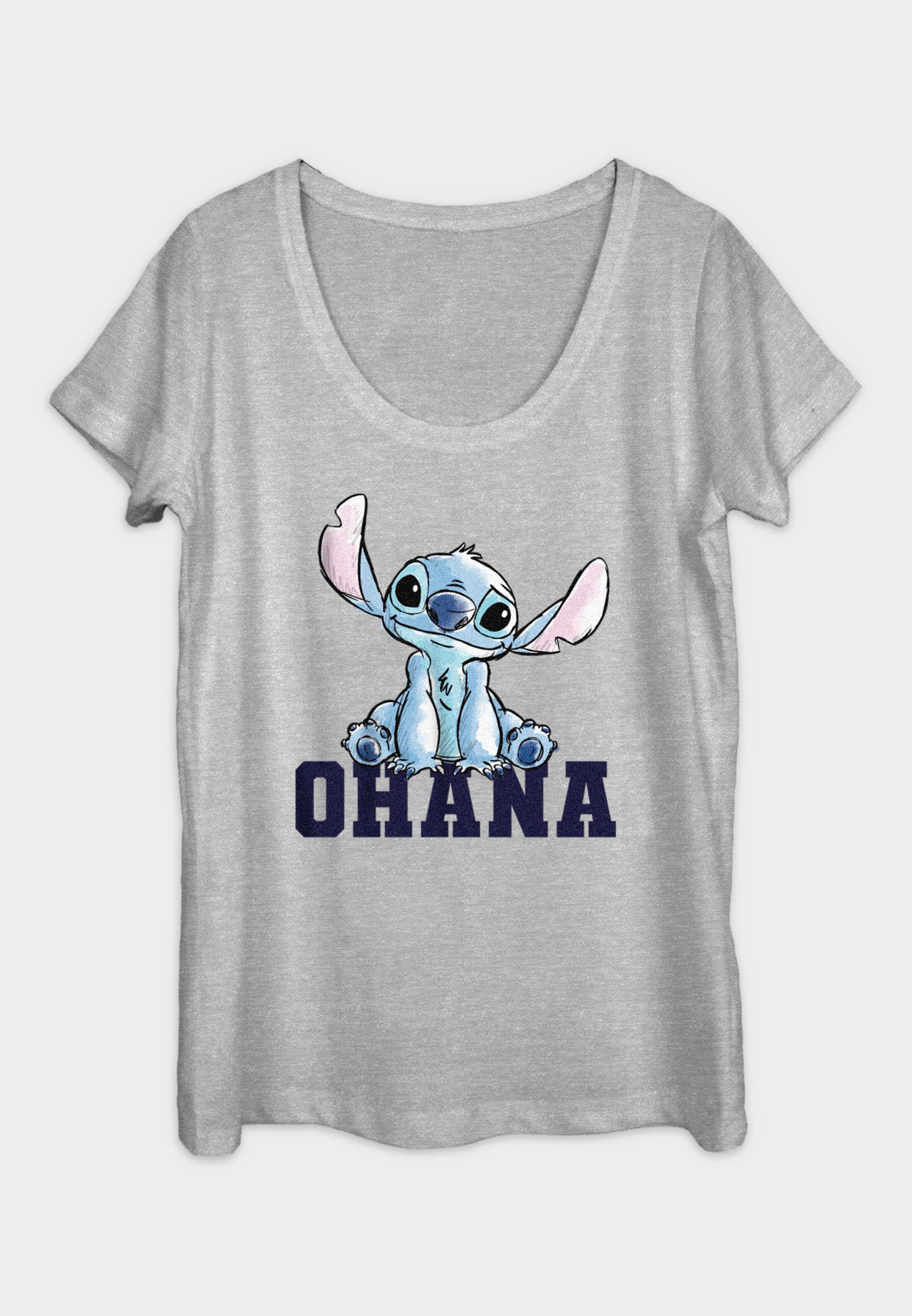 Fifth Sun Lilo And Stitch On Ohana Graphic Tee