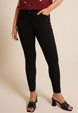 Bengaline Constructed Waist Mid Rise Skinny Dress Pant, , small