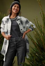 Super Plush Plaid Longline Shacket, C3986, small