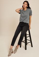 edgely&trade; Rhinestone Embellished Spider Web Tee, C829, small