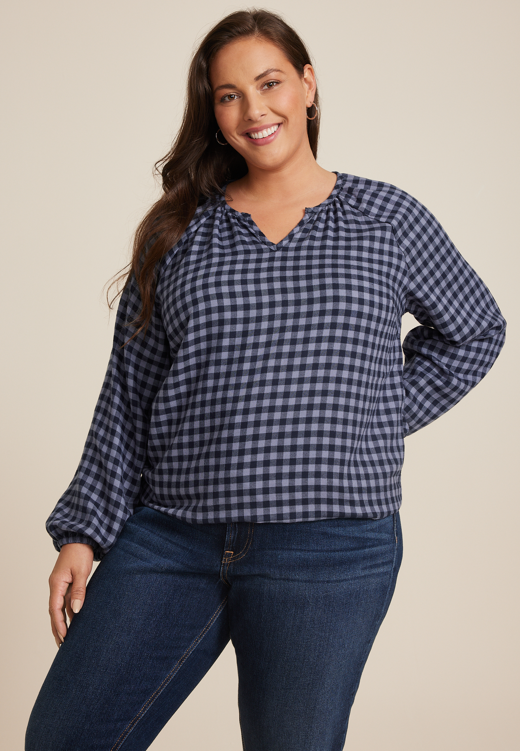 Blouses for plus size ladies best sale