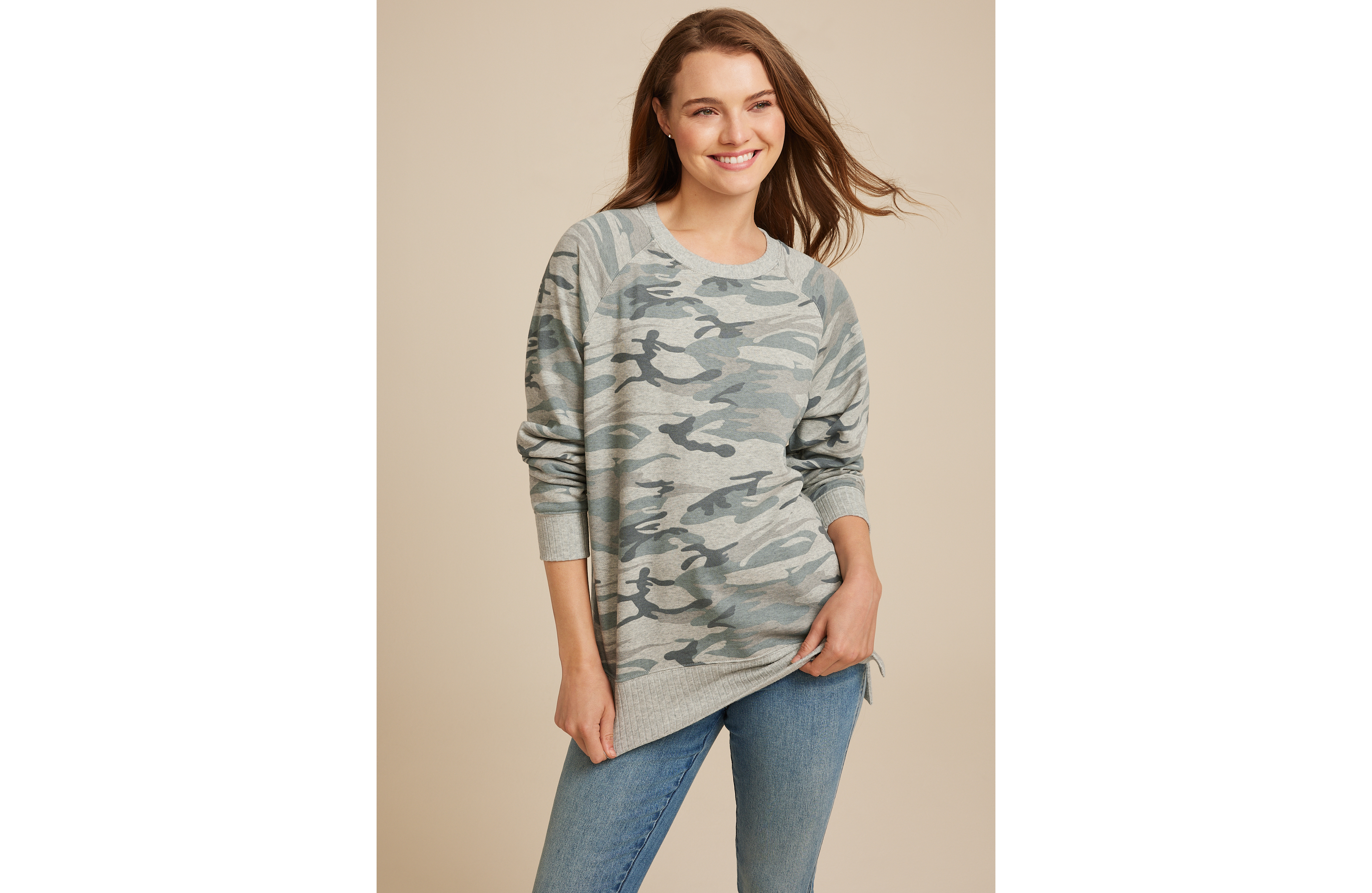 Willowsoft Camo Sweatshirt