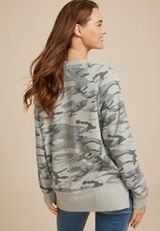 Willowsoft Camo Sweatshirt, C1755, small