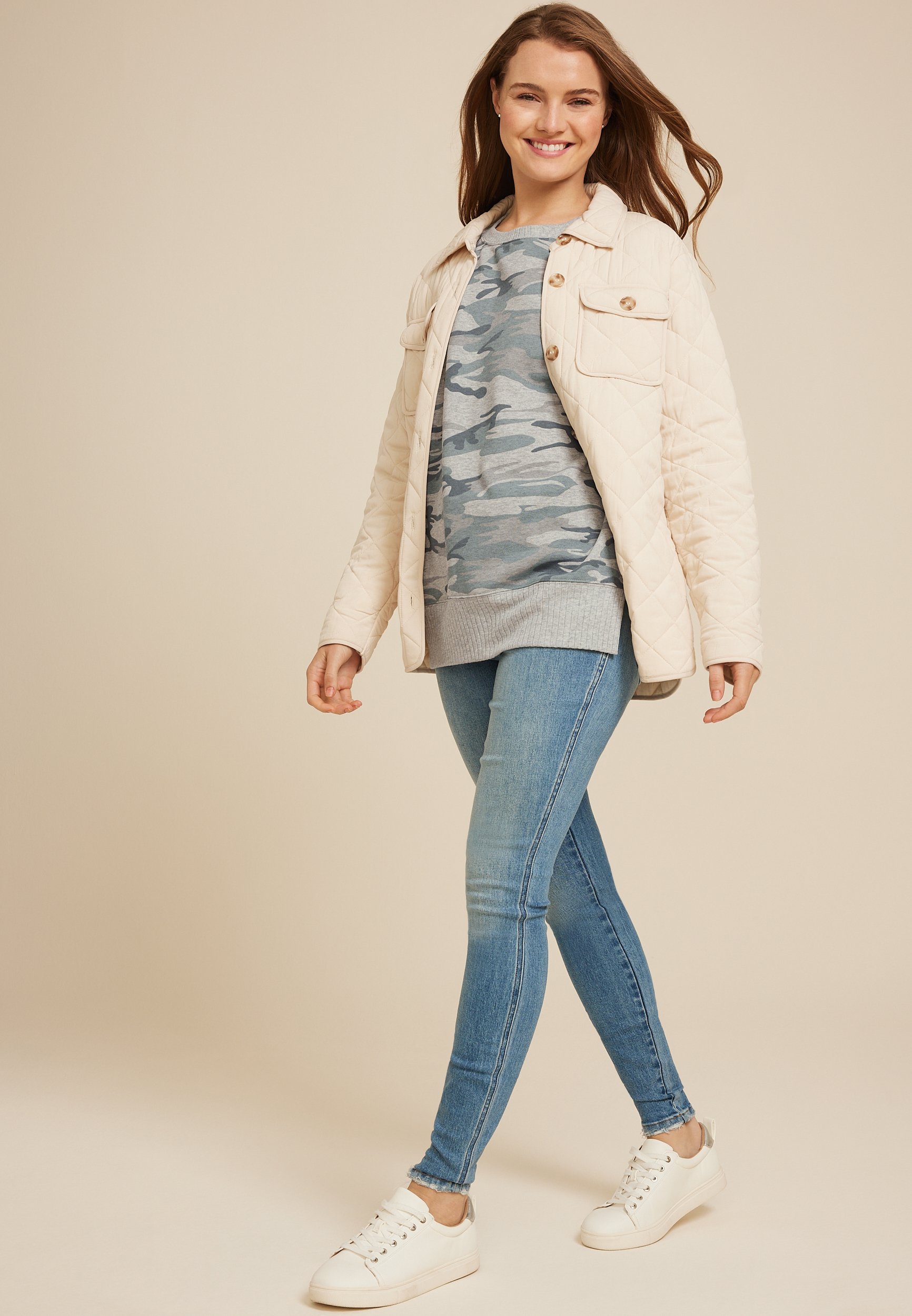 Willowsoft Camo Sweatshirt, C1755, large