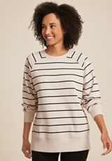Willowsoft Striped Sweatshirt, C4813, small