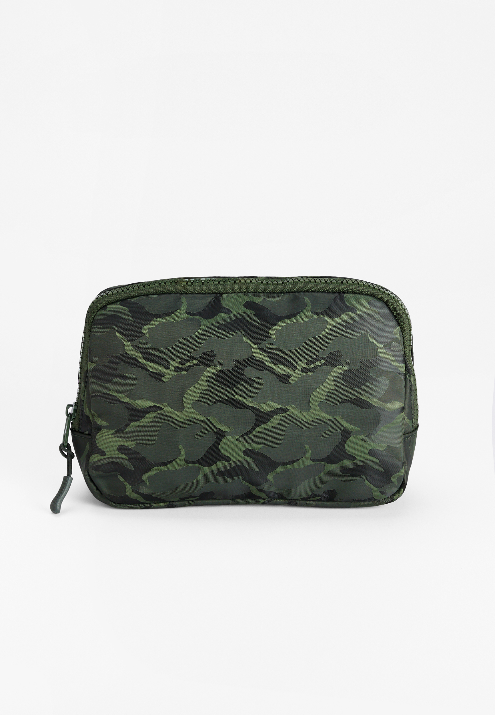 Large Camo Crossbody Belt Bag, GREEN, large