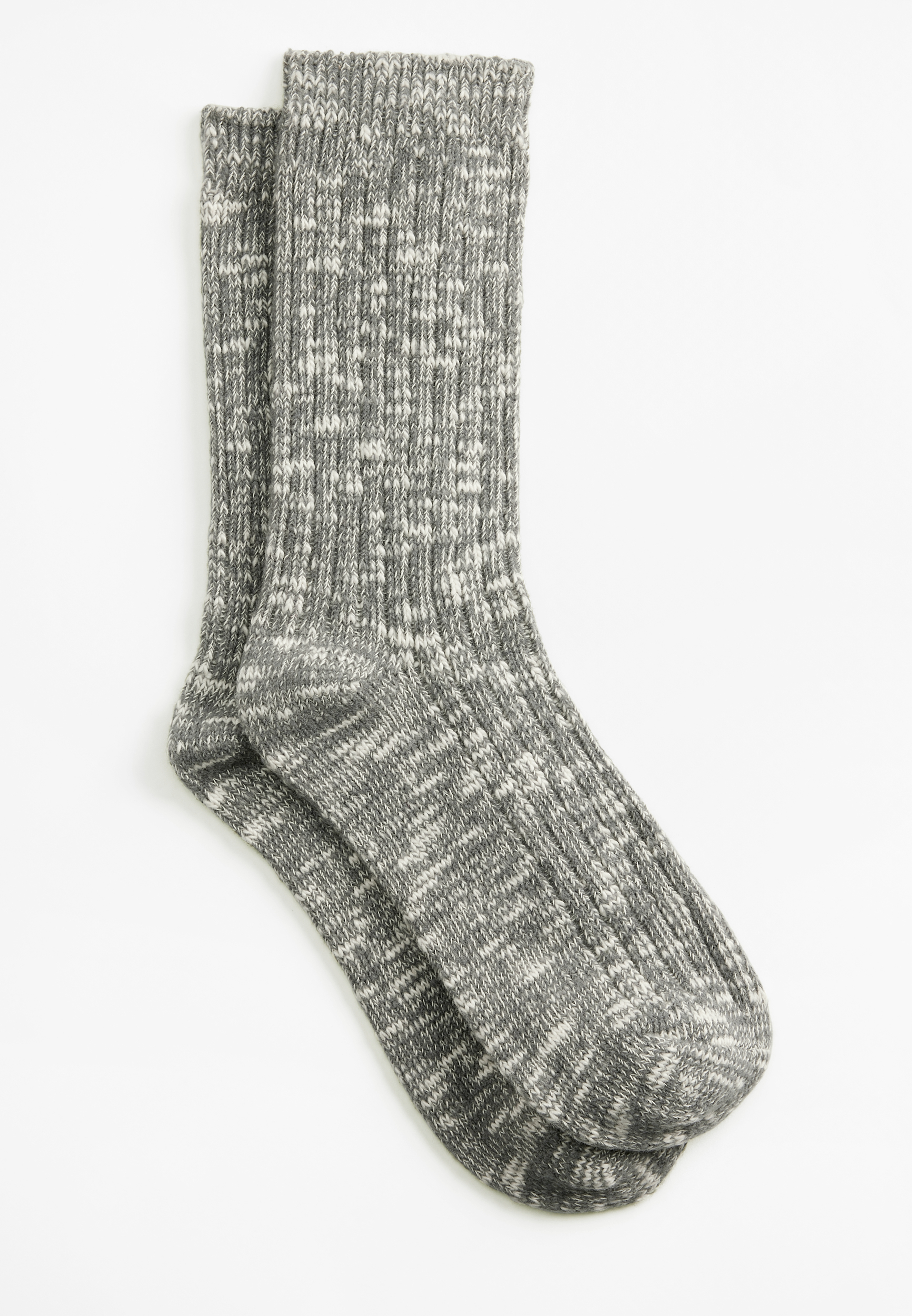 Marled Boot Crew Sock