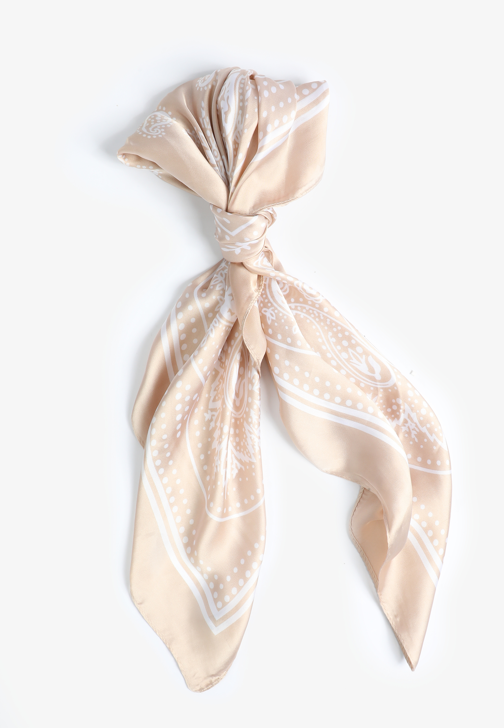 Silky Paisley Hair Scarf