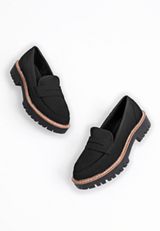 SuperCush Gretchen Mini Lug Loafer, BLACK, small