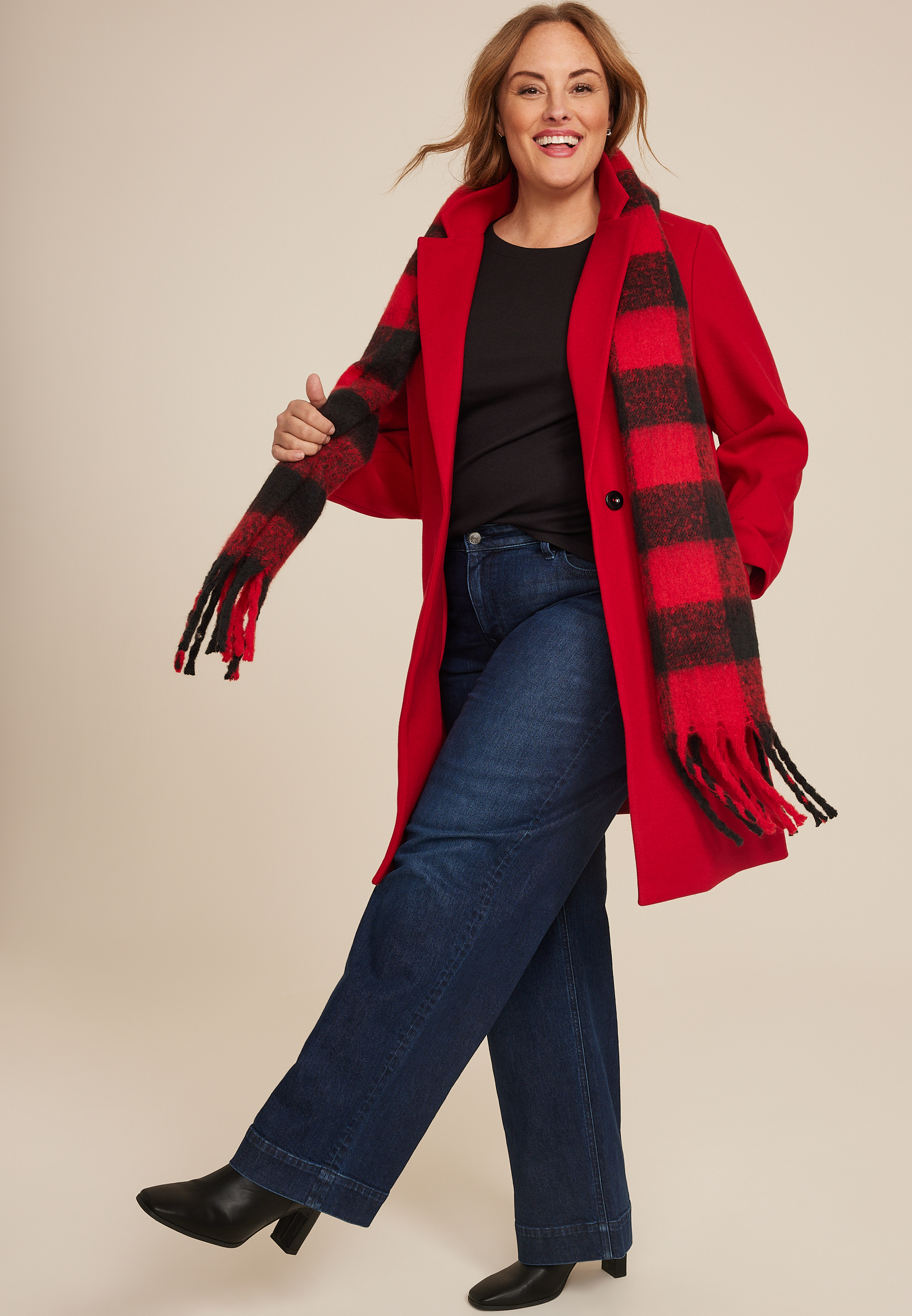 Buffalo Plaid Plaid Scarf, C2106, large