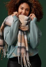 Brushed Neutral Plaid Scarf, NEUTRAL COMBO, small