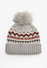 Fairisle Pom Beanie, C1755, small