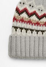 Fairisle Pom Beanie, C1755, small
