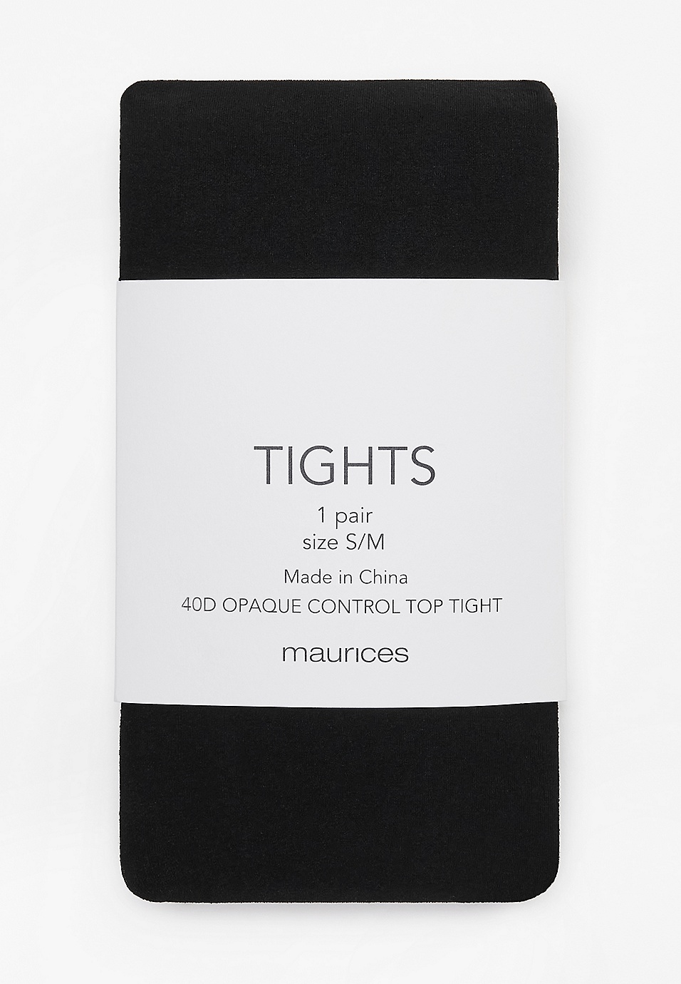Opaque Black and White Horizontal Tights Opaque Black and White Horizontal Tights