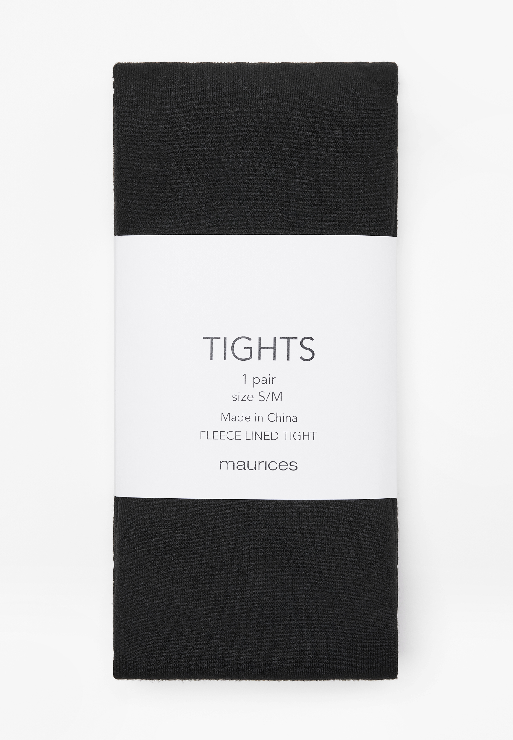 Black Fleece Lined Tights