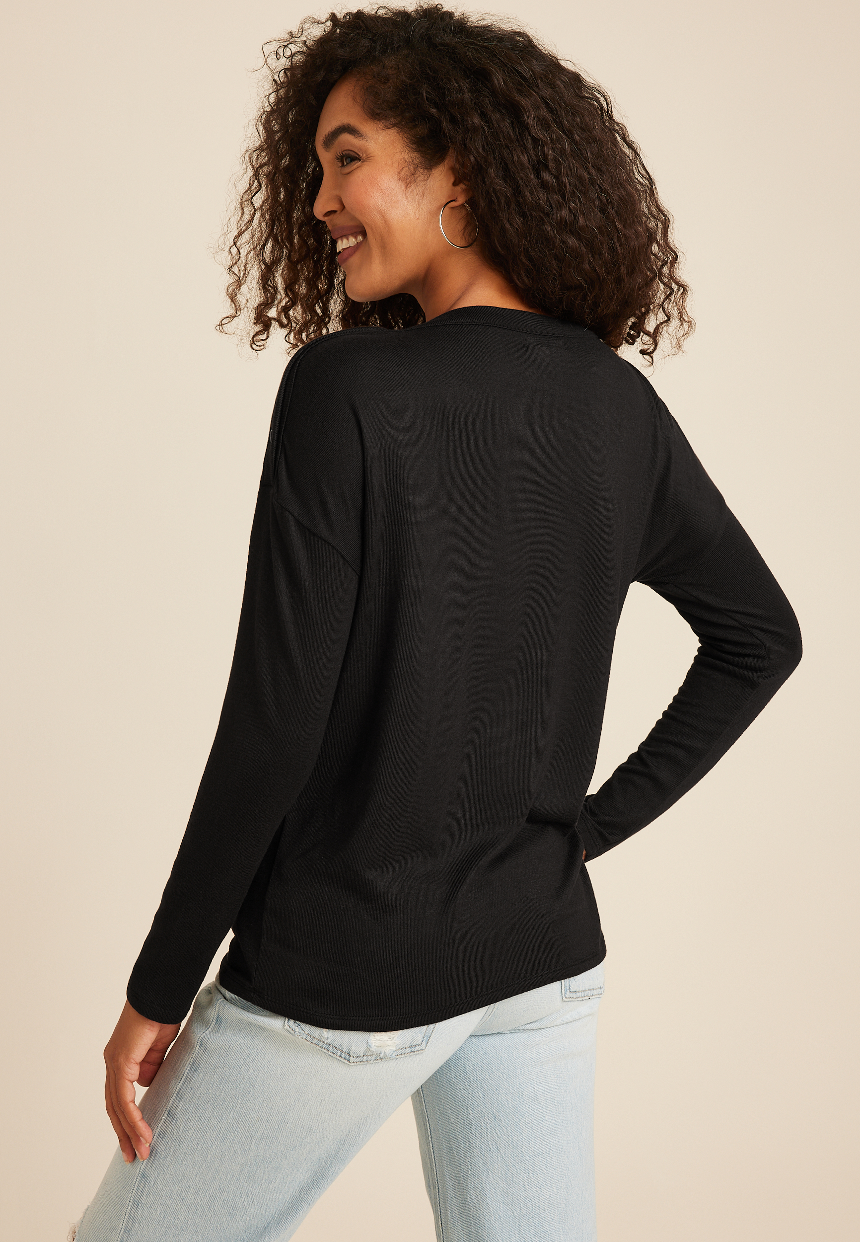 Hacci Snap Shoulder Top, C106, large