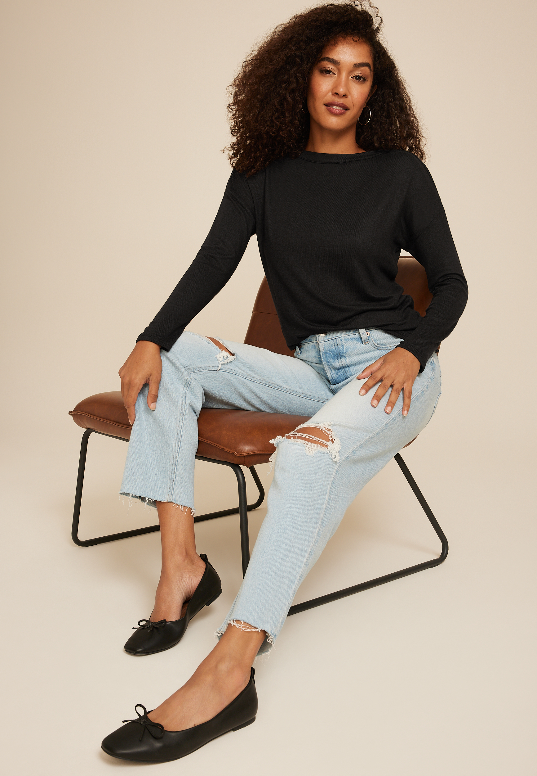 Hacci Snap Shoulder Top, C106, large