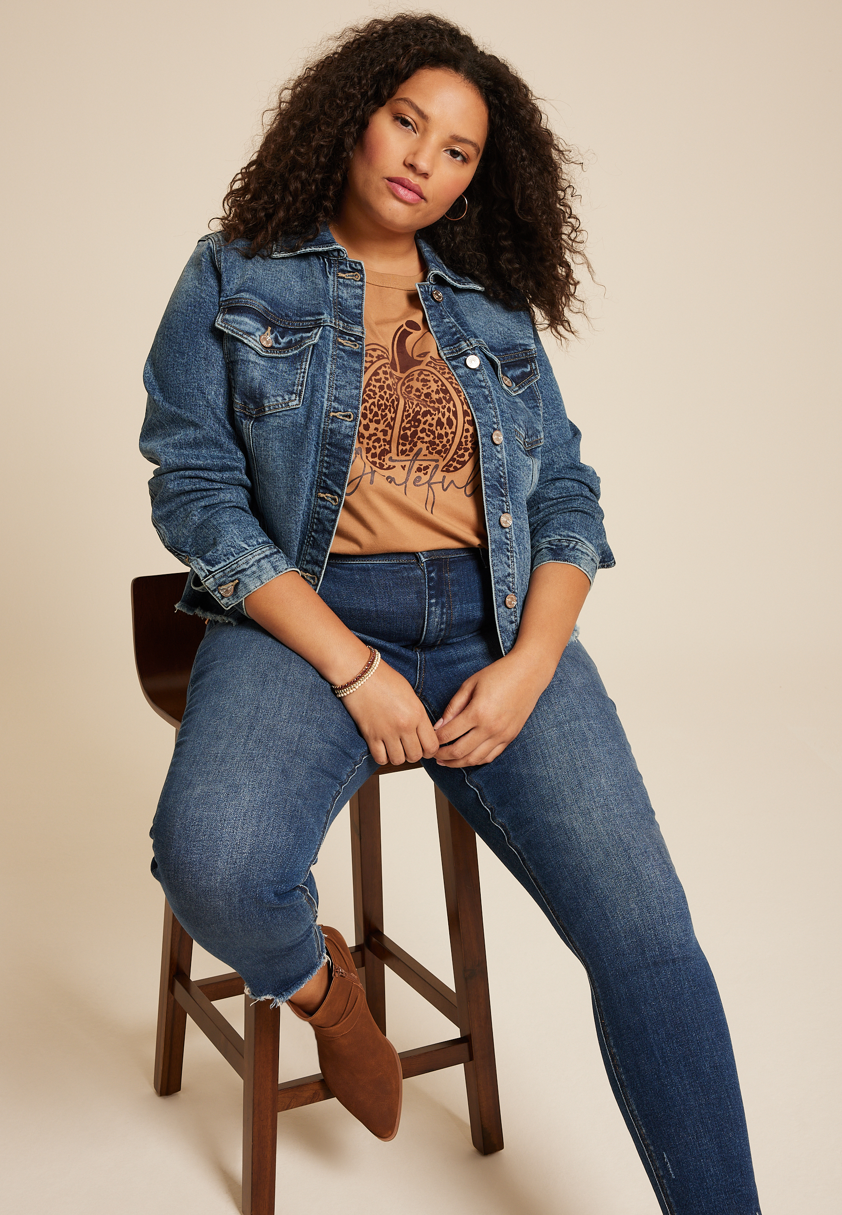 Plus Size Grateful Classic Fit Graphic Tee, C4750, large