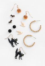 6 Pack Halloween Earring Set, C1524, small