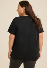 Plus Size Ice Cold Beer Never Broke My Heart Oversized Fit Graphic Tee, C106, small