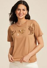 Western Icon Relaxed Fit Graphic Tee, C2089, small
