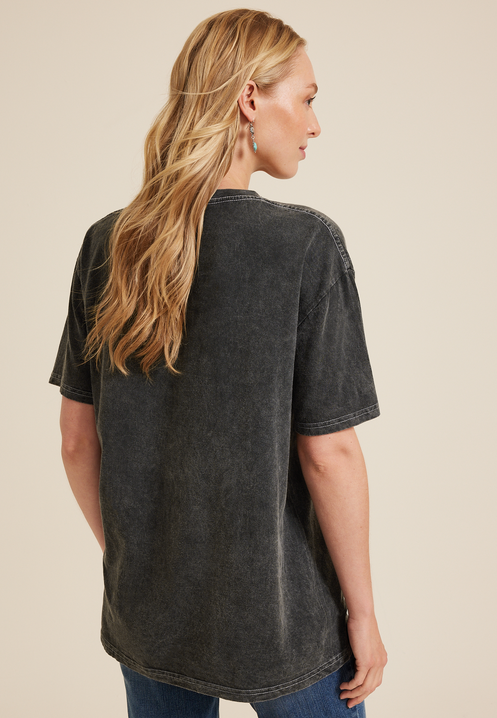 Wild And Free Relaxed Fit Graphic Tee, C106, large