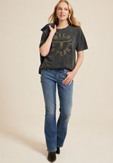 Wild And Free Relaxed Fit Graphic Tee, C106, small