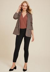 Bengaline Mid Rise Side Zip Skinny Pant, C106, small