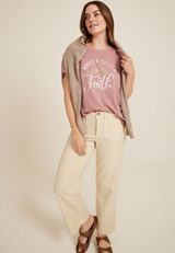 Have A Little Faith Relaxed Fit Graphic Tee, C3343, small