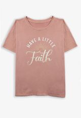 Have A Little Faith Relaxed Fit Graphic Tee, C3343, small