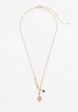 Blessings Leaf Pendant Necklace, , small