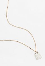 Resin Ghost Necklace, C223, small