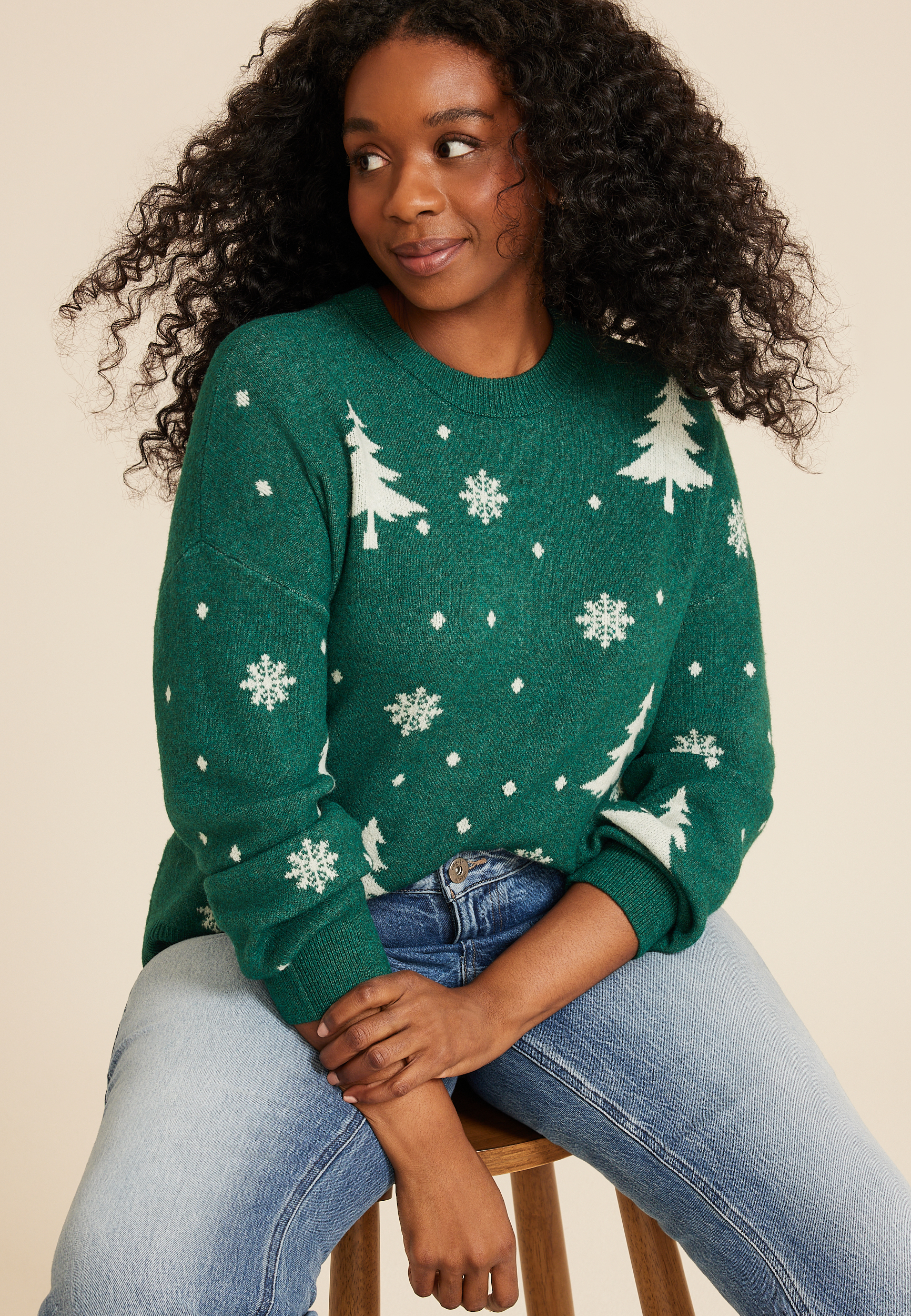 Plus size christmas sweater hotsell