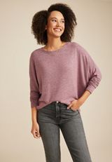 24/7 Dakota Long Sleeve Dolman Top, C7249, small