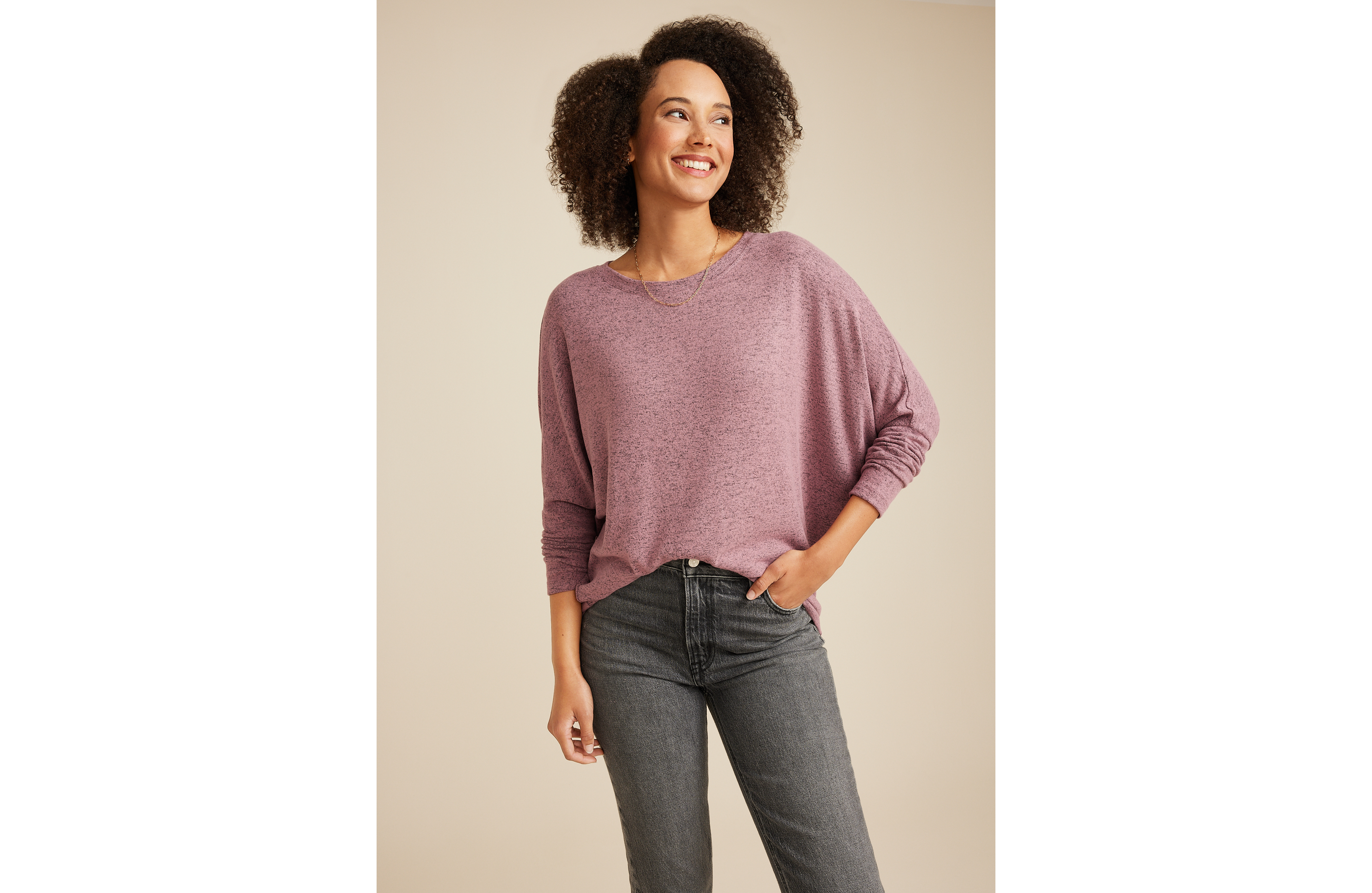 24/7 Dakota Long Sleeve Dolman Top