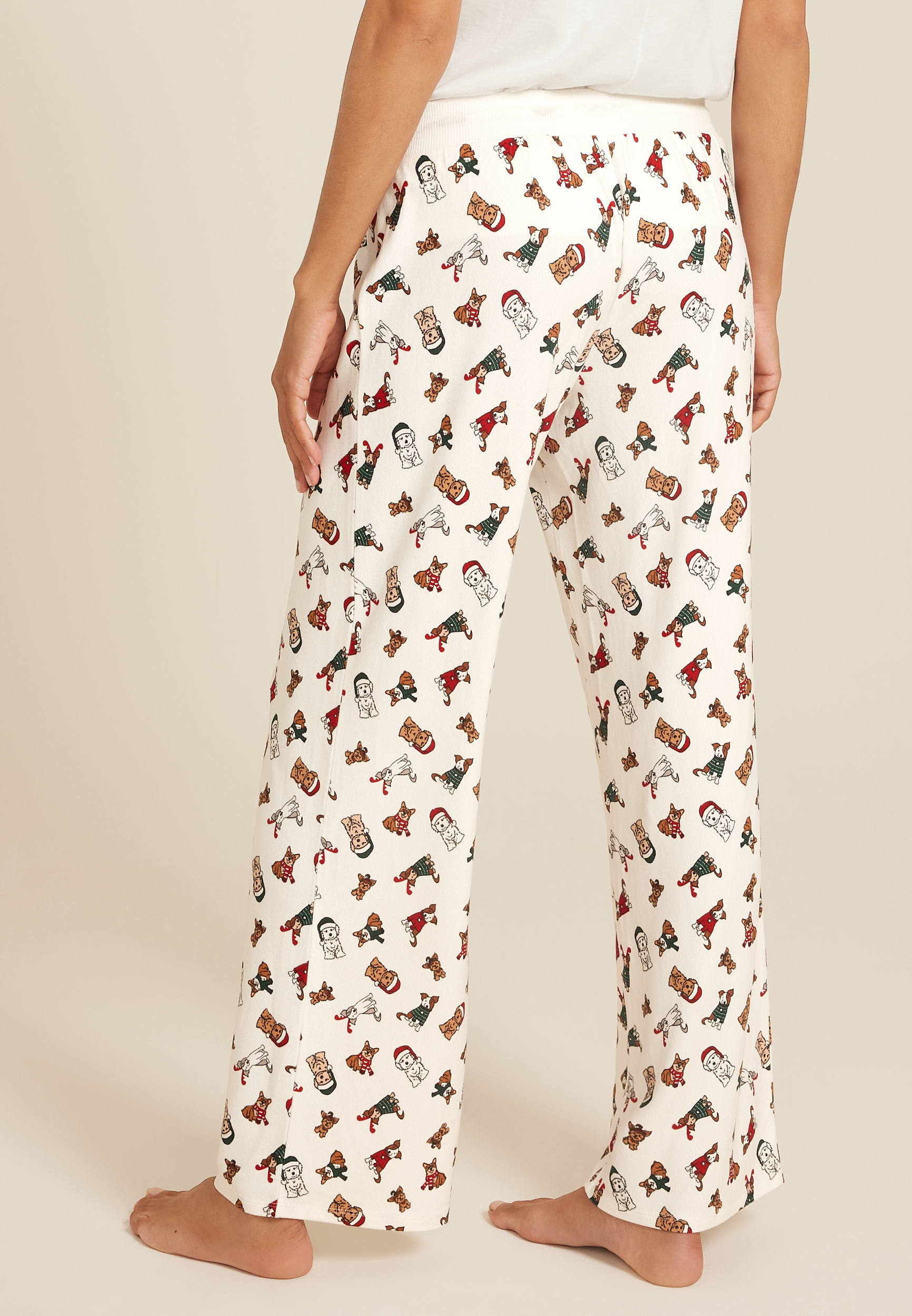 Holiday Pets Hacci Wide Leg Pajama Pants, C2754, large