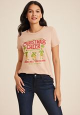 ELF Christmas Cheer Classic Fit Graphic Tee, C121, small