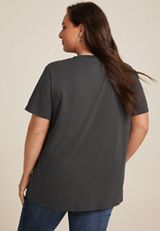 Plus Size Wicked Sparkle Oversized Fit Graphic Tee, C106, small