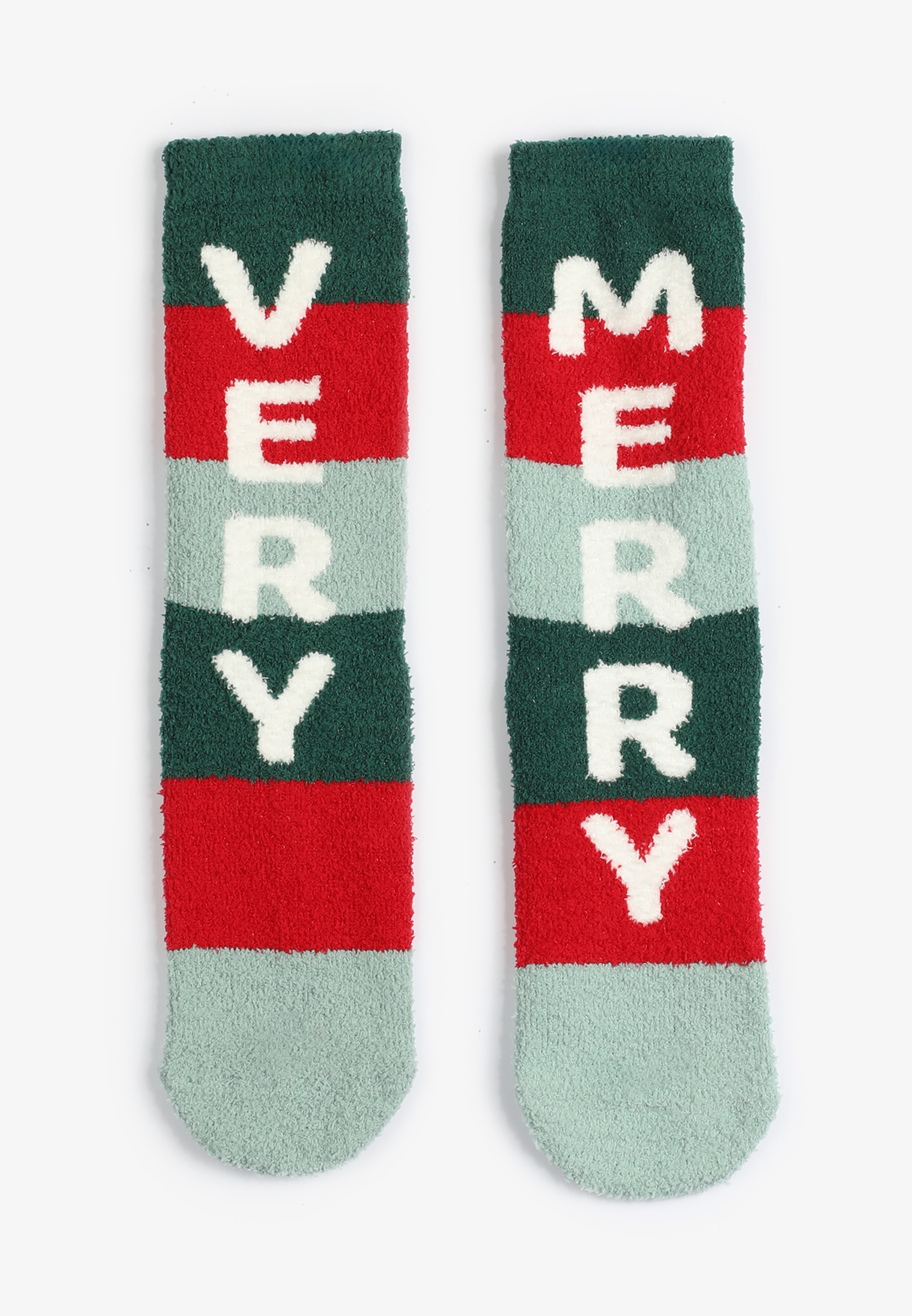 Very Merry Gripper Crew Socks