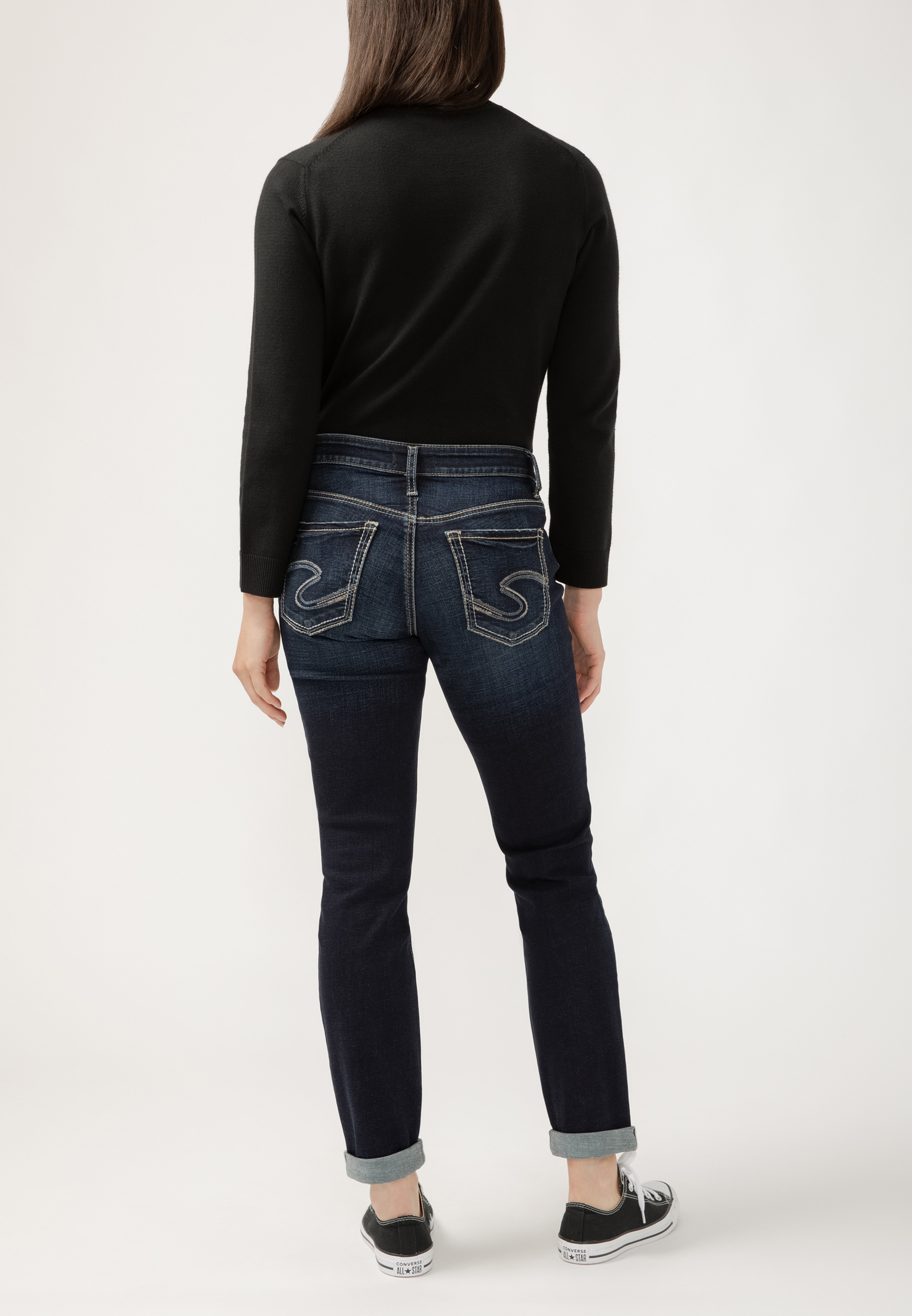 Silver Jeans Co.® Mid Rise Boyfriend Slim Leg Jean
